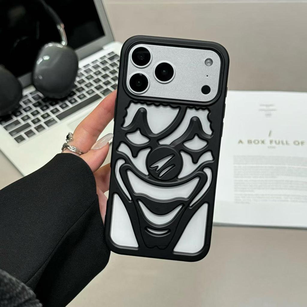Премиальный матовый гальванизированный полый чехол-Джокер для iPhone 17 Pro Max