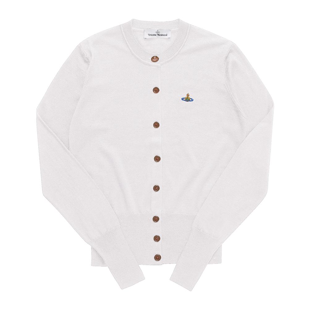 Vivienne Westwood Women Cardigan Orb Logo Wool Silk 1803002p Y001a P403
