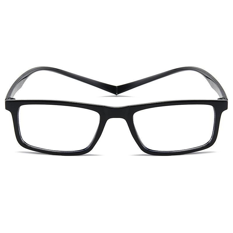 Smart zoom fashion box neck anti-blue reading glasses portable magnetic suction in the elderly reading glasses