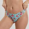 Women Sexy Flowers Lingerie Temptation Low-waist Panties Thong No Trace Breathable Underwear G String Intimates