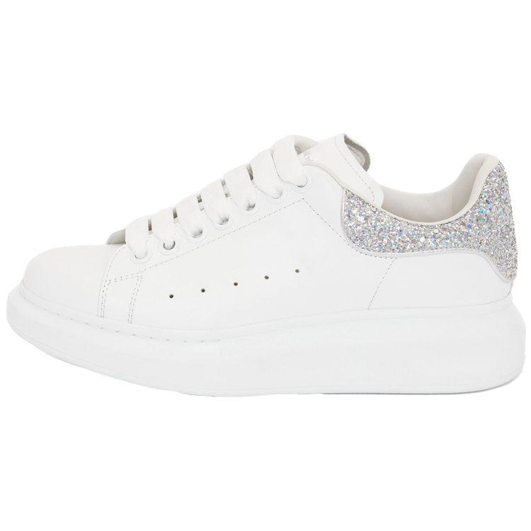 Alexander Mcqueen Кроссовки Оверсайз 'White Holo Silver' Женские 558945WHTQI9413