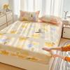 1pc Queen Bed Sheets with Elastic Band Adjusted Bed Cover Queen/King Sabanas Cama Matrimonial Flower Printed Sheet No Pillowcase