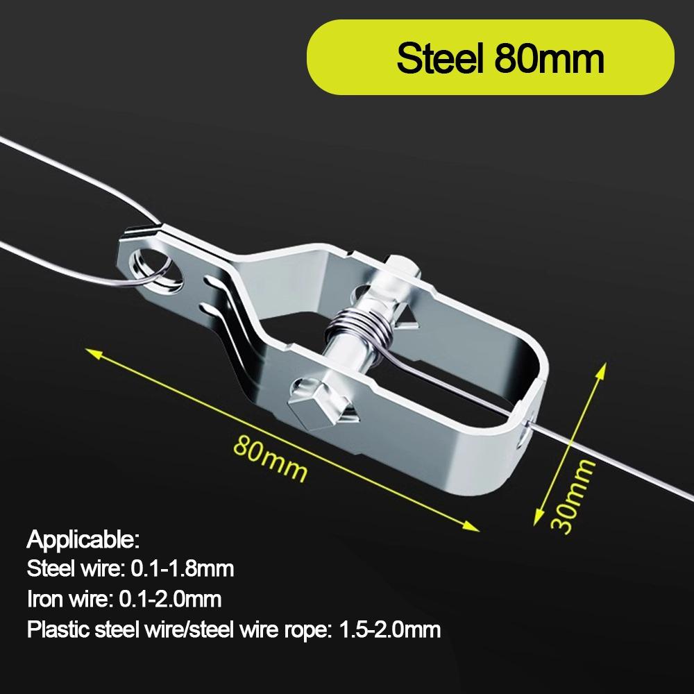 Heavy Duty Wire Tightener Silver Electric Fence Tightener New Wire Buckle Farm