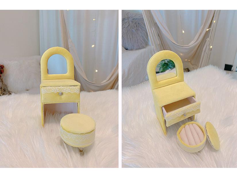 Набор из 3 предметов для хранения ювелирных изделий в европейском стиле для куклы Барби Nishang. Подарок лучшему другу