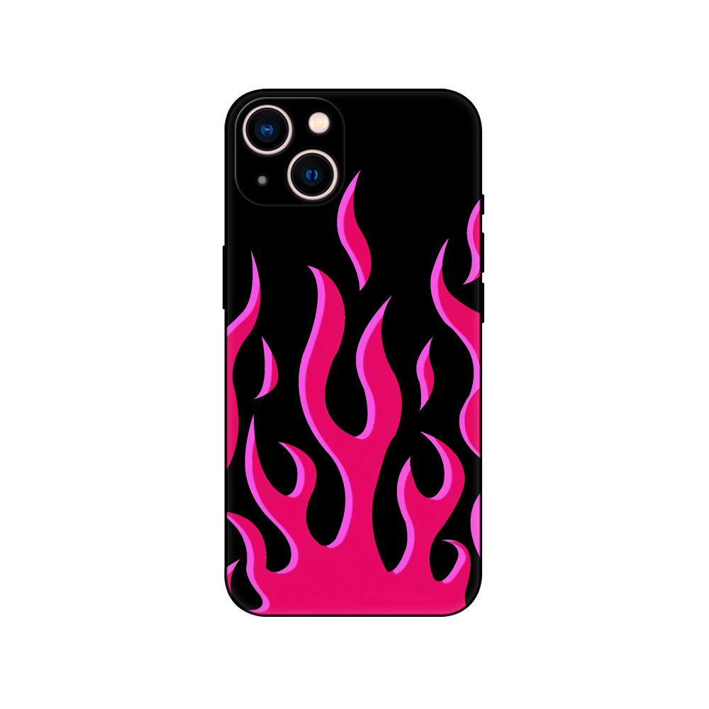Чехол «Летнее пламя» для iPhone: Совместим с iPhone 14/13/12/11 Pro Max Mini.