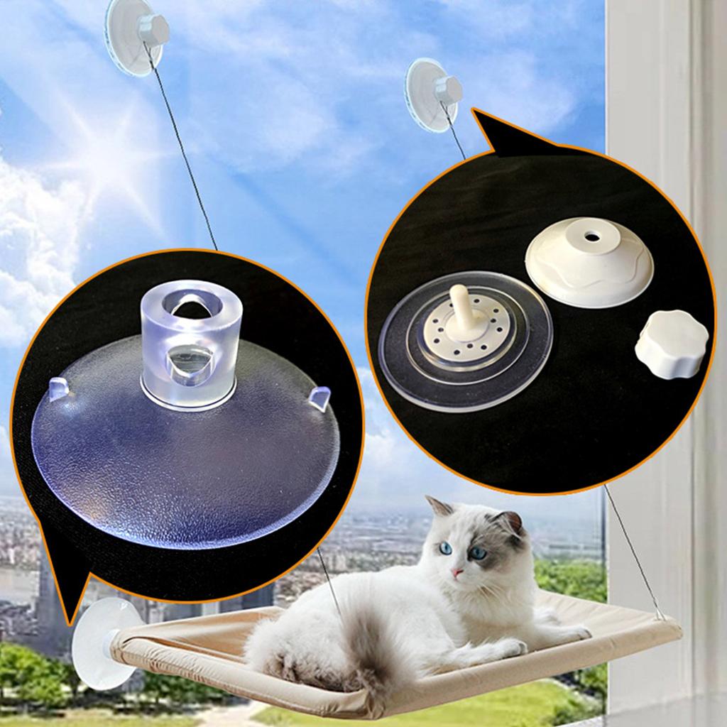 4/8 Count Suction Cups for Cat Window Hammock Multifunctional Suction Cups Versatile Pet Window Bed Cat Shelves