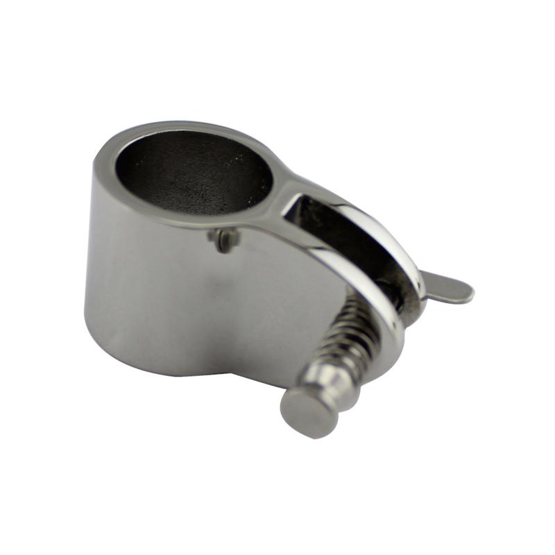 Top Jaw Slide Cap Bimini Railing Fitting Mirror Polish For Yacht Boat Hardware