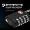 Protection Security 4 Digit Combination Lock TSA Customs Lock Anti-theft Safely Code Lock