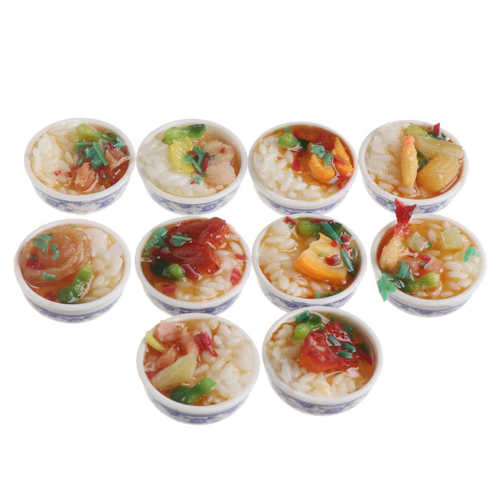 Chinese Doll Accessories DIY Toys Dollhouse Decoration Miniature Doll house Kitchen Fake Food