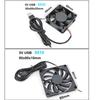 DC 5v USB 2510 8010 6010 6015 6025 6CM 8CM 60x60x25мм 80x80x10мм Вентилятор для охлаждения корпуса для ресивера DVR Xbox роутера