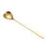 Stainless Steel Heart-Shaped Head Spoons Creative Home Tableware Teaspoon Coffee Ice Cream Honey Mixing Spoon Kitchen Dinnerware