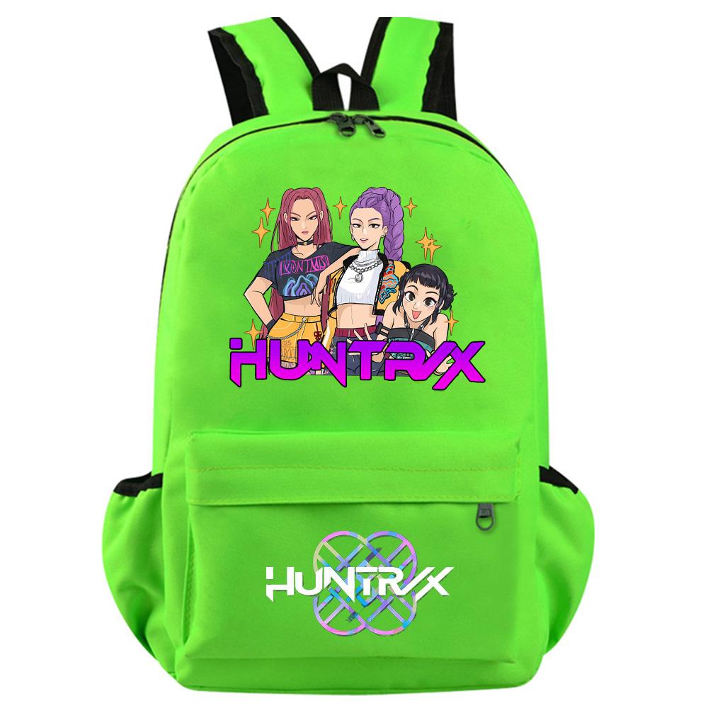 Anime Cartoon K-Pop Demon Hunters Printed Backpack for Teenager Student Girl Boy Bookbag Schoolbag Women Large Capacity Waterproof Travel Bag Gift
