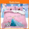 Замороженный 3D Цифровой Принт Комплект Одеяла для Декора Детской Спальни
