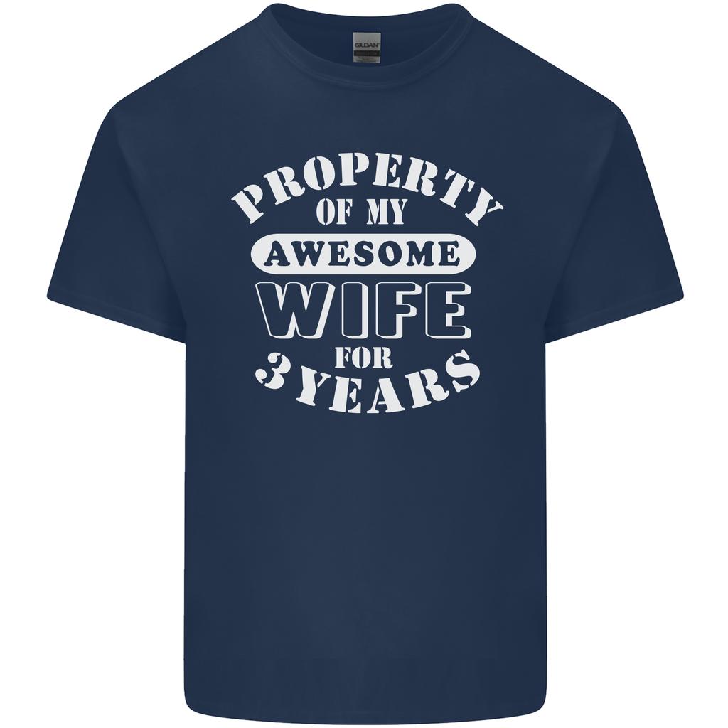 3 Year Wedding Anniversary 3rd Funny Wife Unisexs Light Cotton TShirt