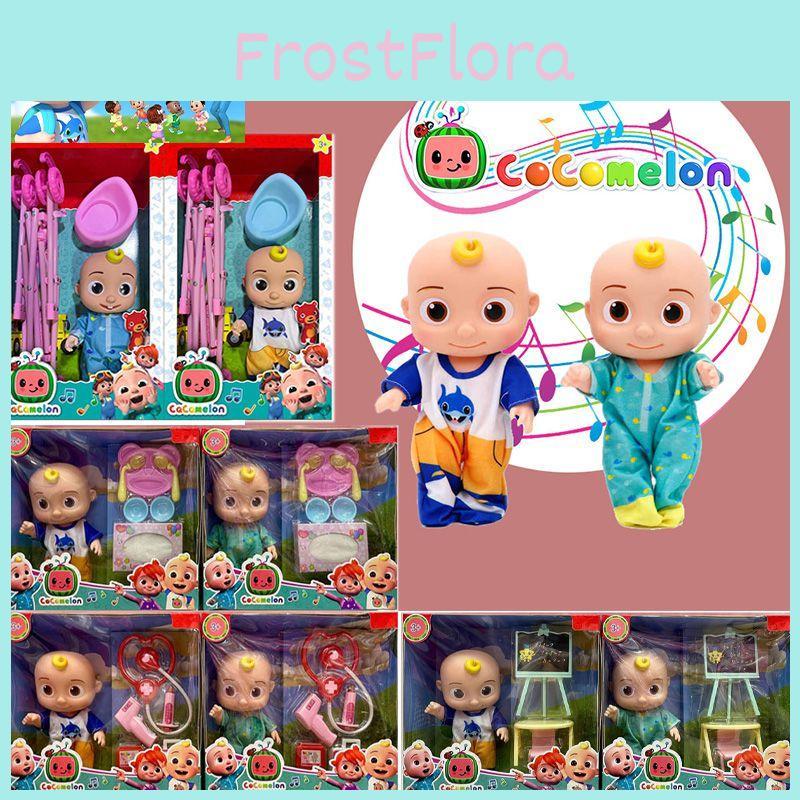 Очаровательная плюшевая кукла Cocomelon Baby Jj с музыкальной шкатулкой для интерактивной игры