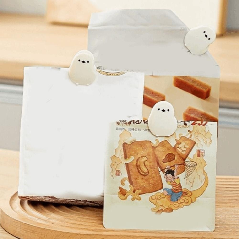 Portable Plastic Bird Magnetic Sealing Clip Cute Sealed Food Bag Clip Moisture-proof Fresh-keeping Clip Kitchen