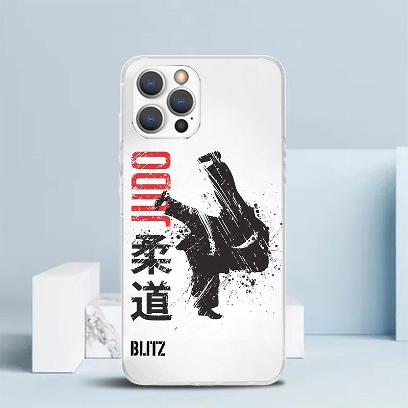 Чехол для телефона Judo jiu jitsu BJJ Brazilian Для IPhone 16 17 Air 16E 15 14 Plus 13 Mini 12 11 Pro Max 7 8 + SE 2020 Мягкий ТПУ Задняя крышка