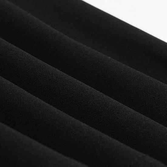 Весенне-осенняя мода Женская одежда Темная сетка Платье с длинным рукавом Ретро Повседневная юбка миди