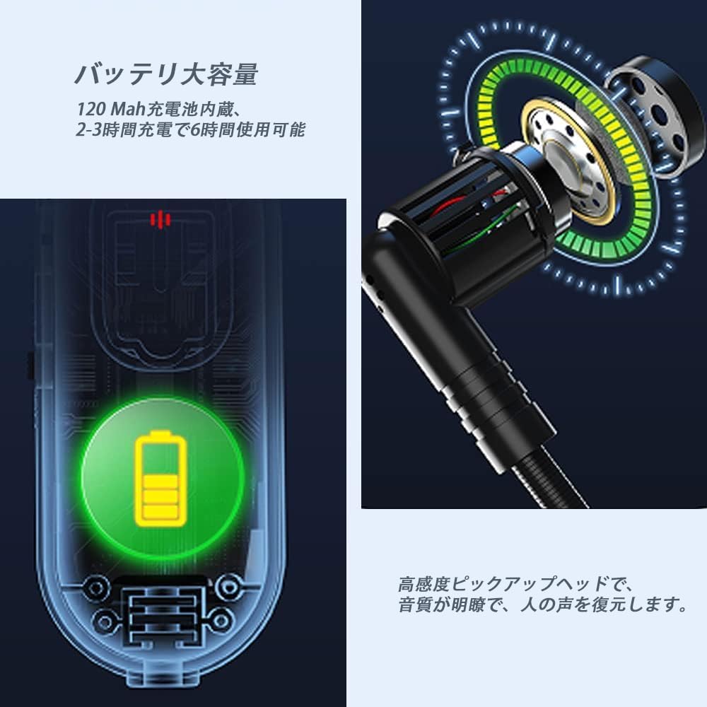 Approval Wireless Headset Microphone for Stage Portable Transmission Speaker Volume Design compatible with Bluetooth [Technical Certified] 2.4G Use,