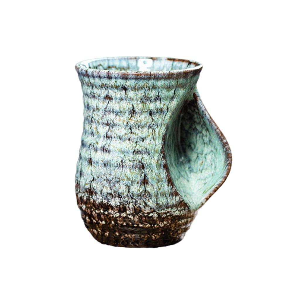 Жаростойкая глазурованная керамическая кофейная кружка градиентного цвета, печная чашка, чашка для воды, чашка для чая, подарок