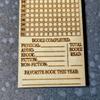 Wooden Book Tracker Bookmark - Books Read This Year Counter, Yearly Habit Log, Laser-Engraved Reader Planner