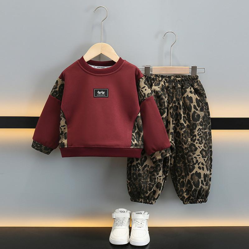 Stylish Boys Spring Autumn Sports Set With Soft Cotton Fabric For Age 3 To 8 Years