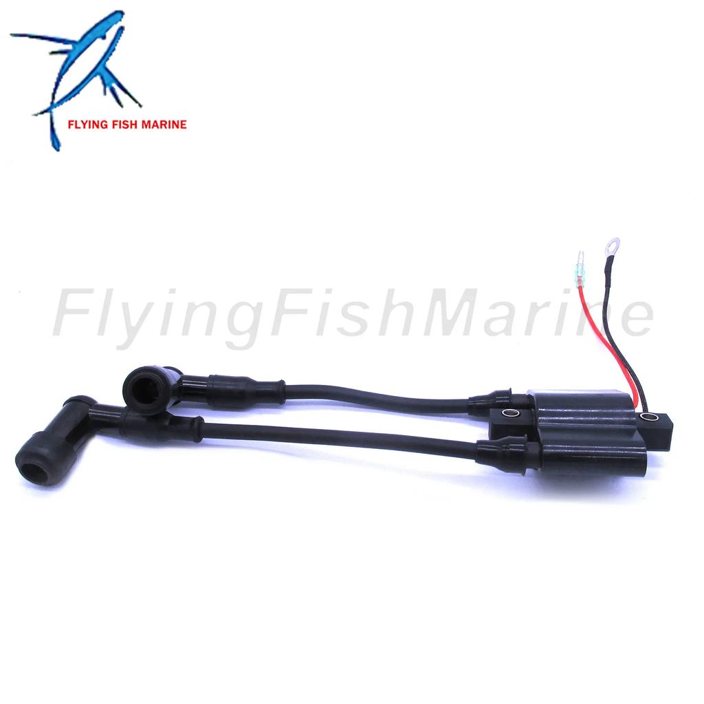 5041297 Ignition Coil W/Resistance Cap for Evinrude Johnson OMC Boat Motor  4-Stroke 9.8HP Outboard Engine