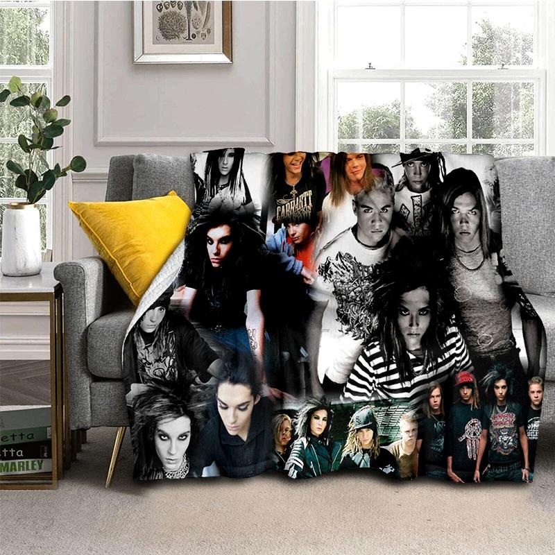 Bill Tom Kaulitz Tokio Hotel Rock Band 2025 New Style Blanket,Soft Throw Blanket for Home Bedroom Bed Sofa Cover Kids Gift Cover