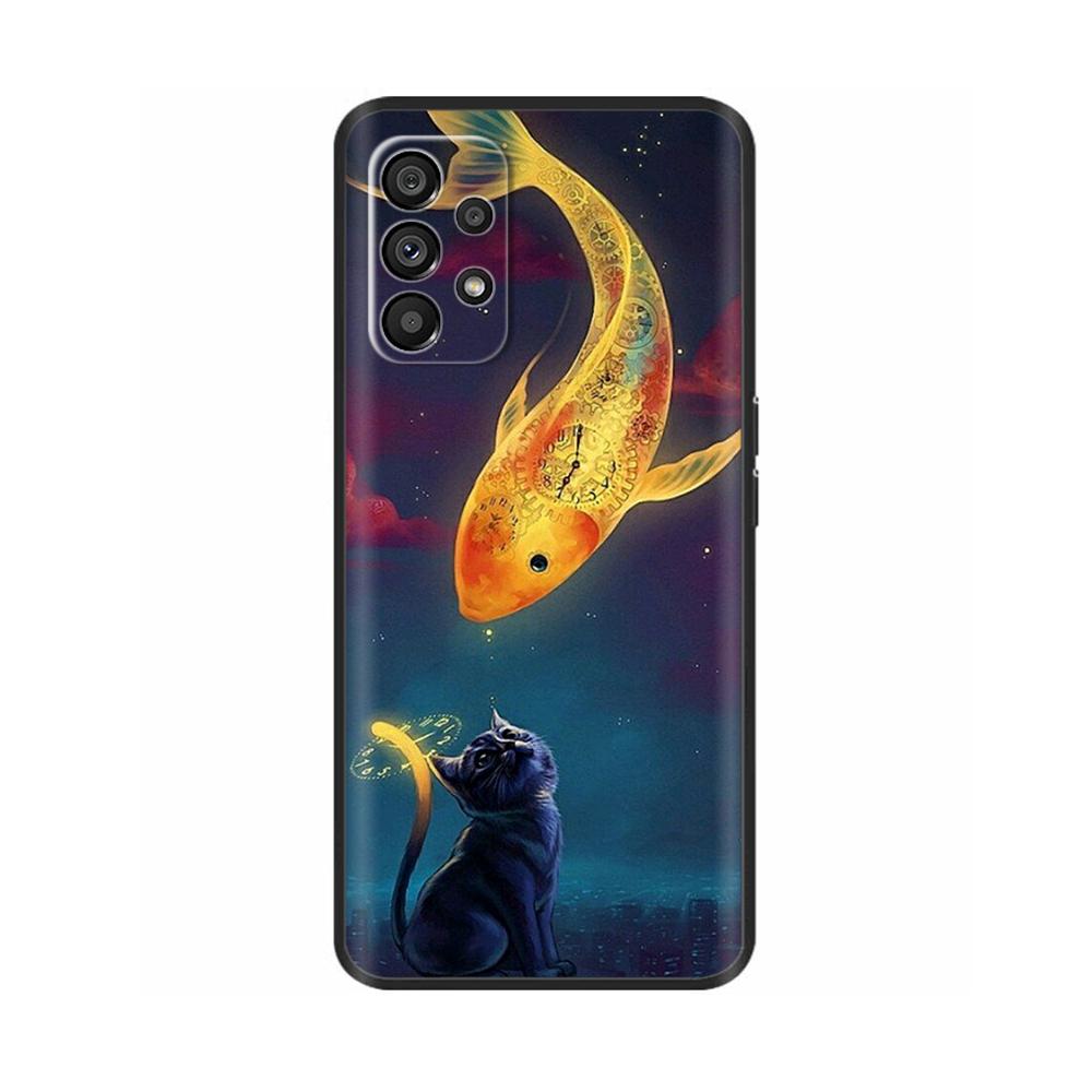 Phone Case For Samsung Galaxy A13 Cover Cute Butterfly Cat Shell Soft TPU Silicone Case For Samsung A 13 4G 5G Cases Funda Coque