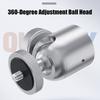 Мини шаровая головка из алюминиевого сплава, вращающаяся на 360 градусов 45661, винт 3/8 дюйма, металл, светодиодный видеосвет, мобильный телефон, DSLR камера