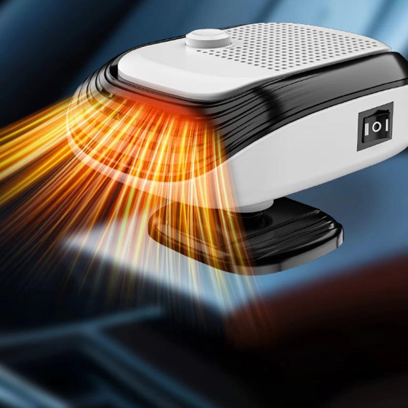 Портативный автомобильный электрический обогреватель, обогреватель лобового стекла автомобиля, размораживающий вентилятор для быстрого нагрева автомобиля, 150 Вт, обогреватель для путешествий 12 В 24 В