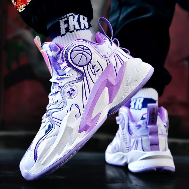 Мужская обувь 2025 новая весна и осень молодежная синяя баскетбольная беговая спортивная обувь для учеников средней школы трение издает звук