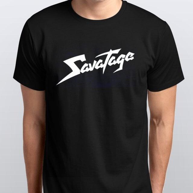 SAVATAGE T-SHIRT sizes S M L XL XXL colours Black, White