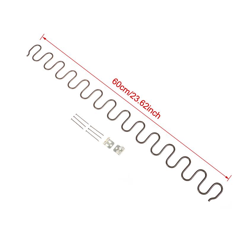 Сменная пружина для дивана и стула с зажимами, длина 45/50/60/65/70 см