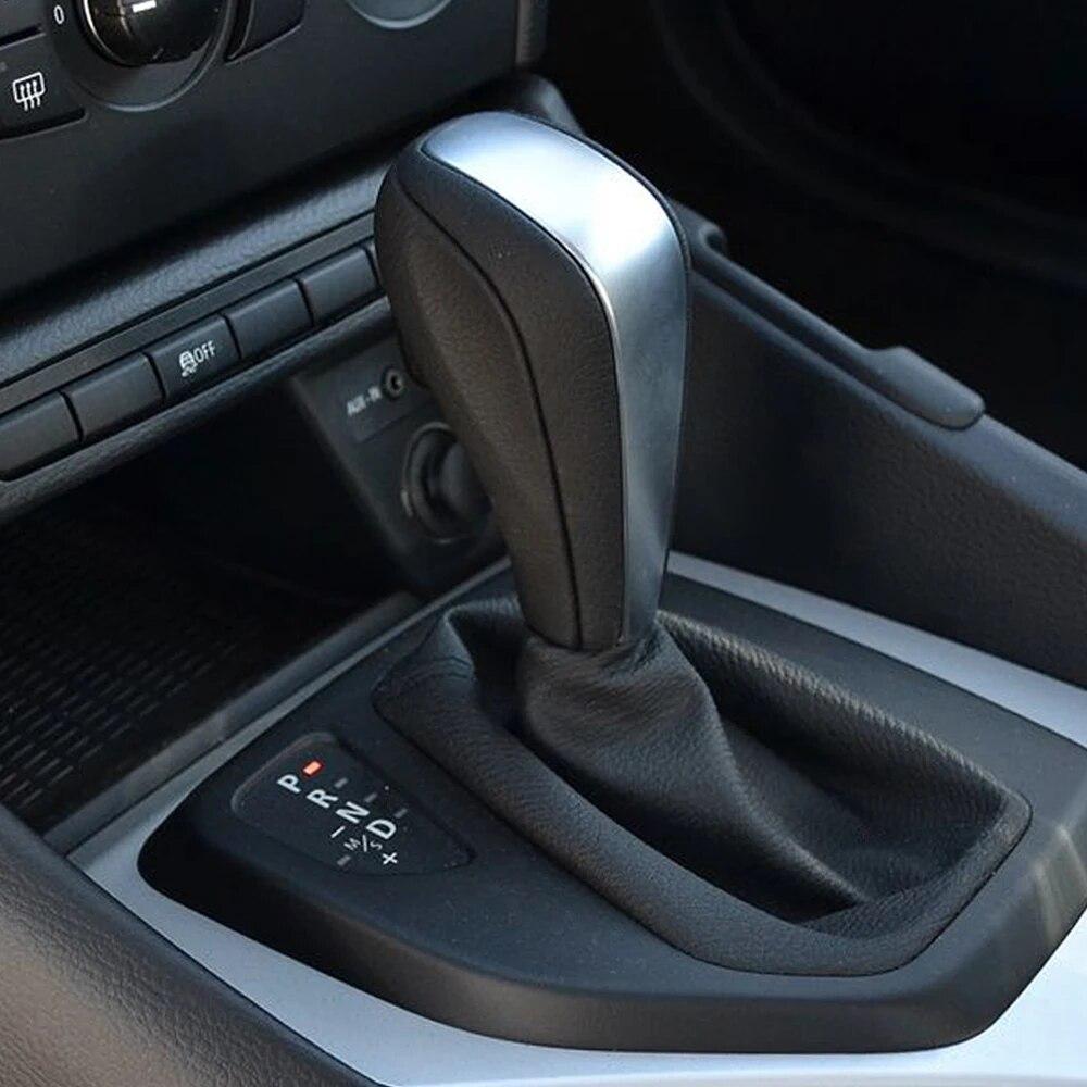 Для BMW E39 E46 E53 E60 E61 E63 E64 E83 E81 E82 E87 E90 E91 E92 оригинальное качество автомобильная ручка автоматического переключения передач ABS кожа