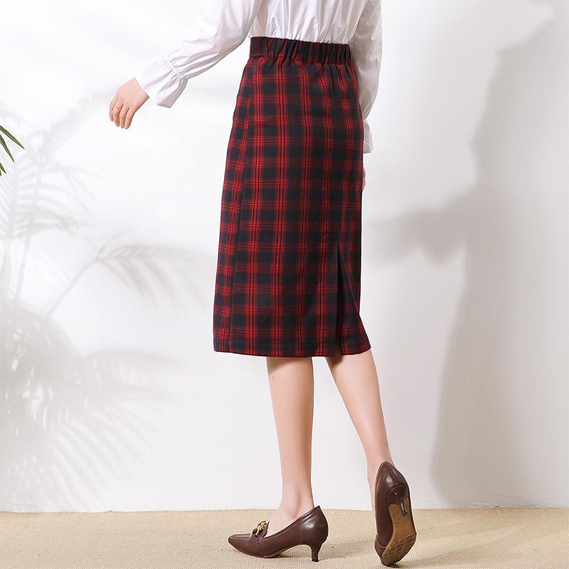 Elastic Waist Hip Skirt