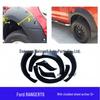 Внедорожные накладки на крылья с заклепками для Ford RANGER T6/T7/T8 (Расширенные и Утолщенные, Модели 2012, 2015, 2018 годов)