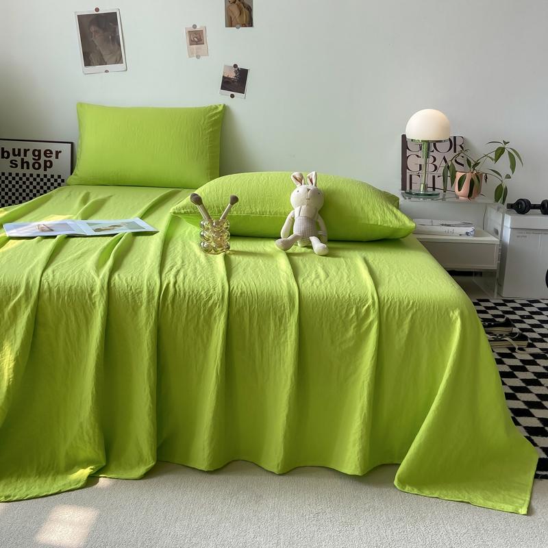 Однотонная простыня Мягкая плоская простыня Домашнее постельное белье sabanas para cama Взрослые Детская комната Простыни (Нет наволочки)