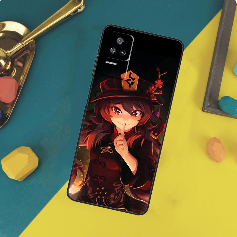 Чехол Genshin Impact Ху Тао для Xiaomi 13T 11T 12T 14T Pro 13 14 15 Ultra POCO X7 Pro X3 X5 X6 F5 F6 M6 Pro Funda