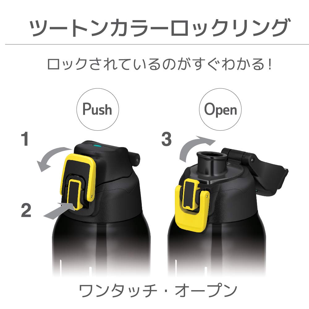 Термос для воды, спортивная бутылка с вакуумной изоляцией, черный камуфляж, 1,0 л, FHT-1000F BK-C