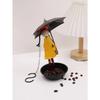 2025 New Umbrella Yellow Little Girl Bird Feeder Metal Outdoor Hanging Feeder Iron Handicraft Hummingbird Feeder