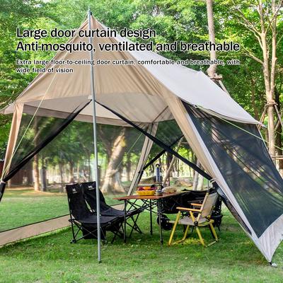 210D Outdoor 6-10p семейный кемпинг противомоскитный большой тент портативный складной тент защита от солнца водонепроницаемый пляжный парк пергола