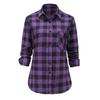 Dioufond Women Plaid Flannel Shirt Long Sleeve Flannel Plaid Tops