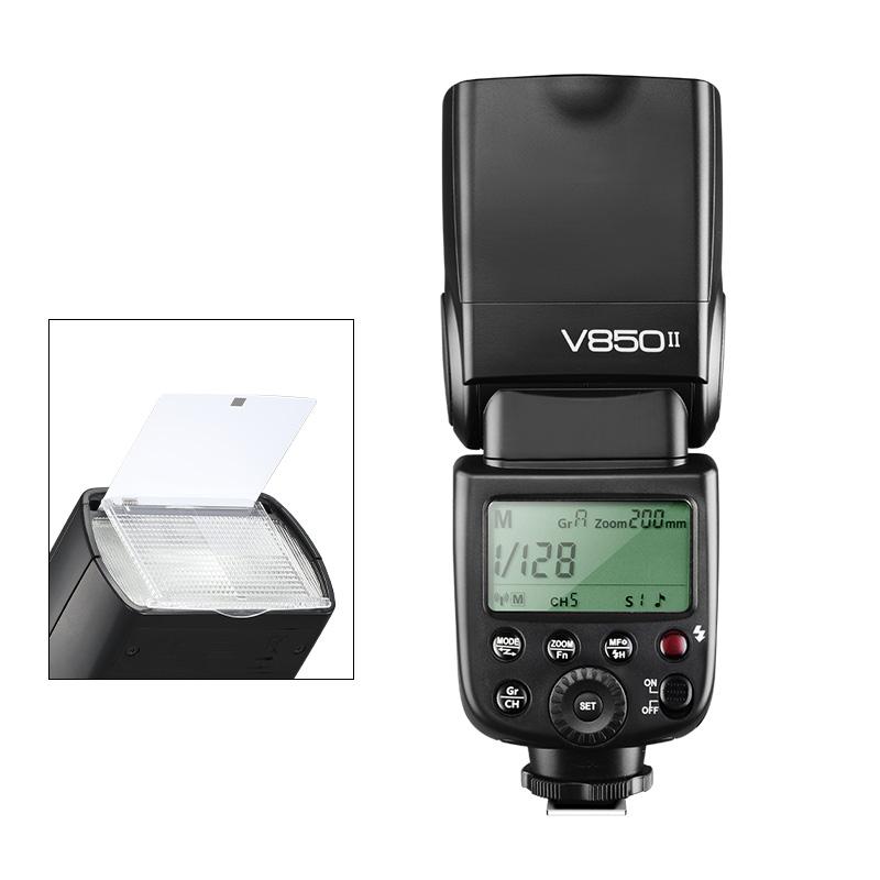 Godox V850II GN60 2,4G беспроводная система X Speedlite вспышка с литий-ионным аккумулятором и автомобильным зарядным устройством для камеры Canon Nikon Sony