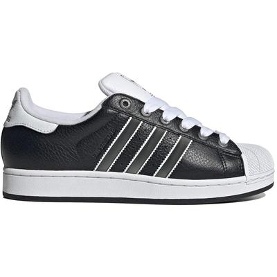 Superstar II Core Size JQ3209, Черный/Матовый Серебристый/Облачно-Белый, 23,0 см