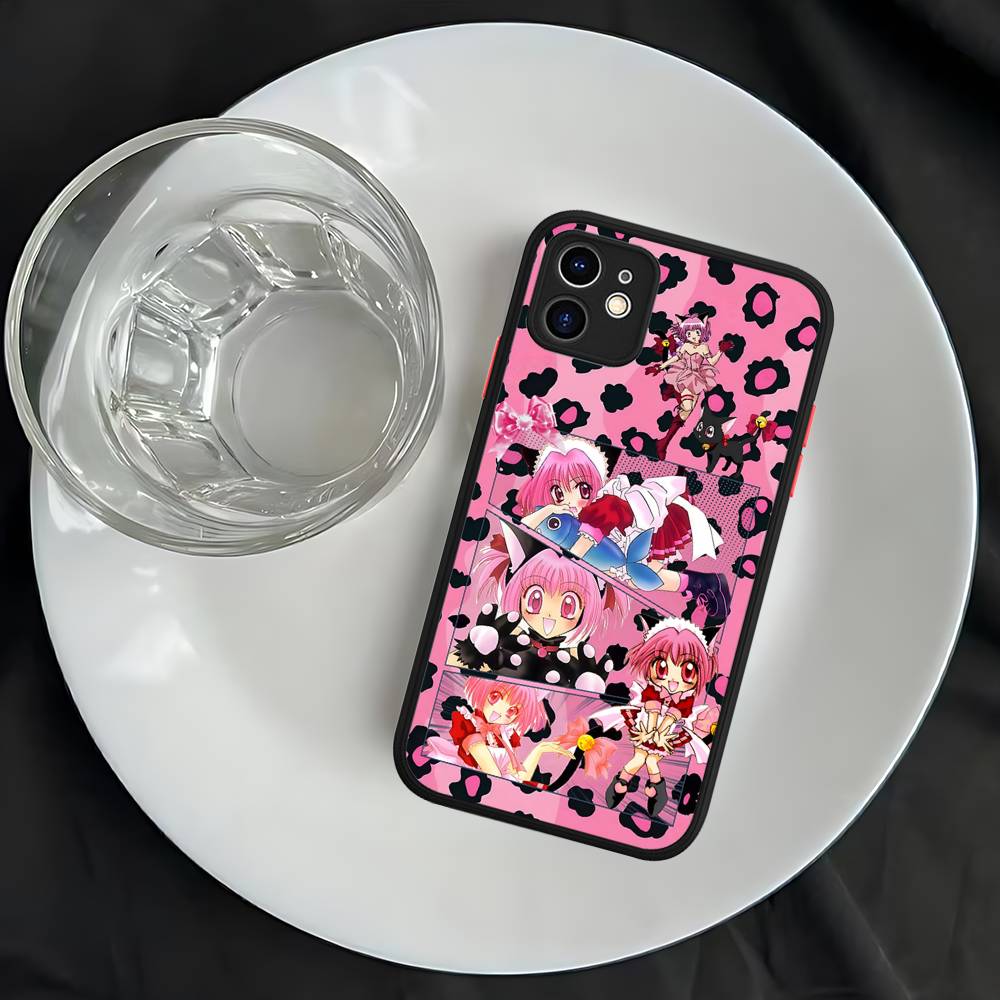 Чехол для телефона Tokyo Mew Mew Аниме для IPhone 16e 16 15 14 13 12 11 Pro Max X XS Max Plus Матовый Прозрачный