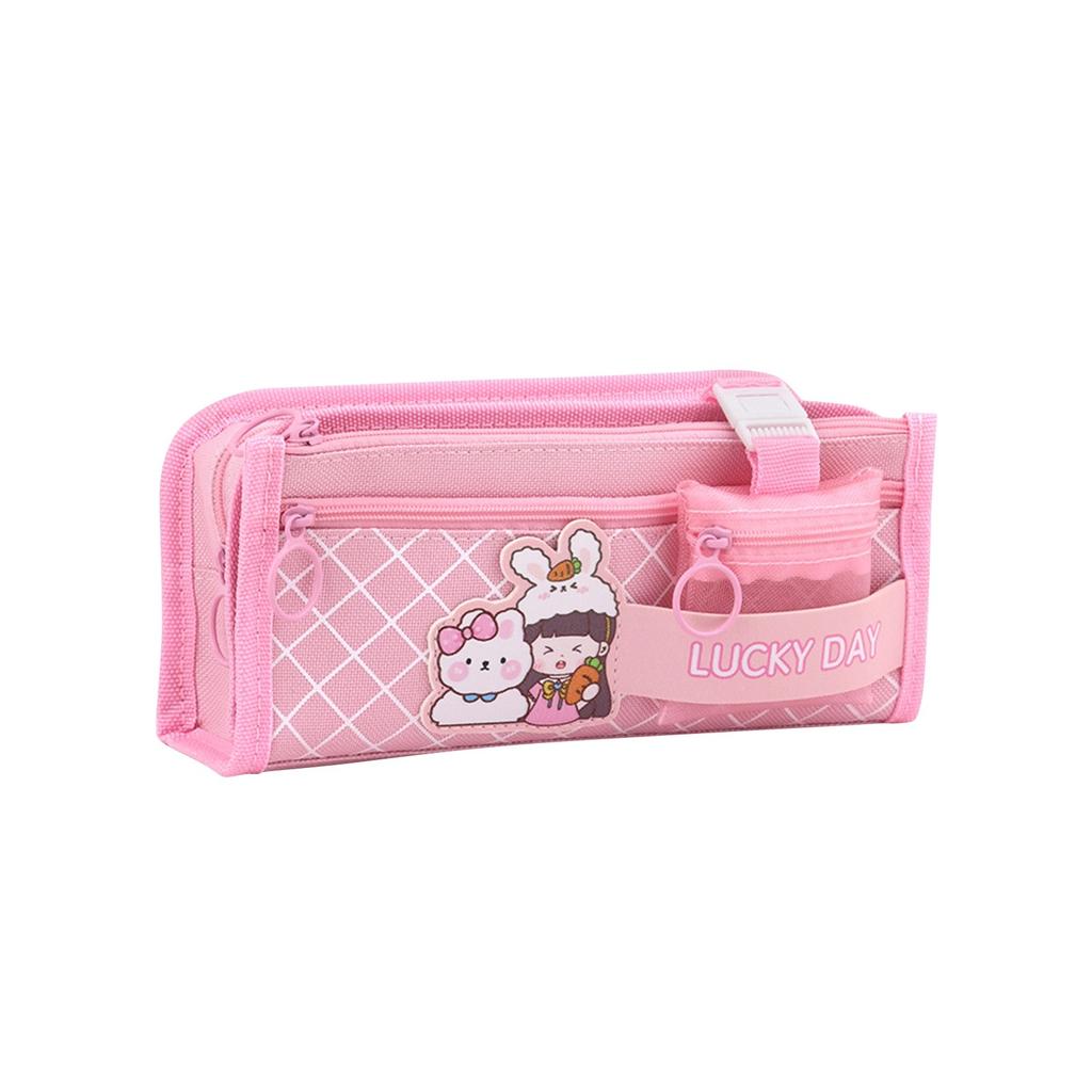 Симпатичная сумка для канцелярских принадлежностей большой вместимости для учеников начальной и средней школы. Многофункциональная сумка для хранения канцелярских принадлежностей