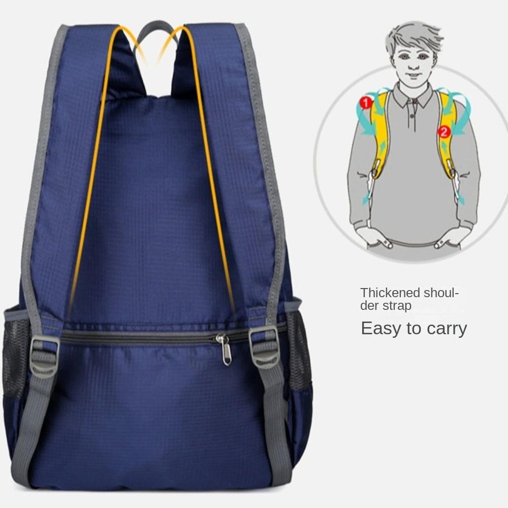 Большой вместительный спортивный рюкзак на молнии для школьников, простой рюкзак для отдыха на открытом воздухе, офис