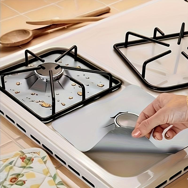 [Маслостойкий протектор для плиты] Маслостойкий коврик-протектор для кухонной газовой плиты | Подкладка для газовой плиты, Крышка для варочной панели, Кухонные аксессуары