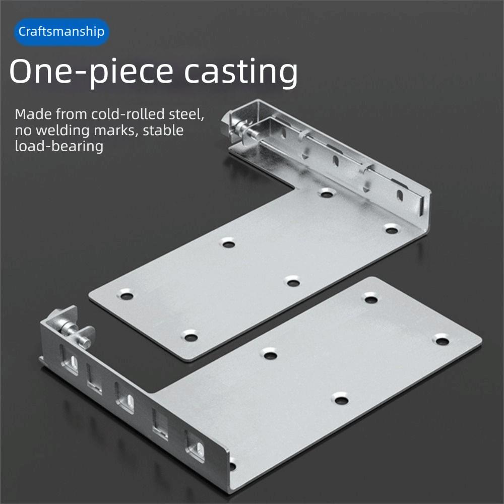 Exposed Mounting Cabinet Support Rack Heavy Duty Wall Connectors Hardware Wardrobes Installation